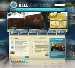 City of Bell, CA website Vision Internet government corruption trial